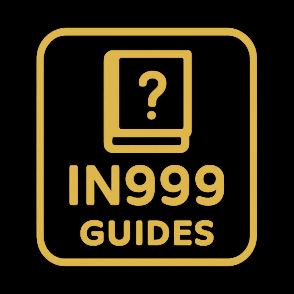 A simple badge design for IN999 Guides.