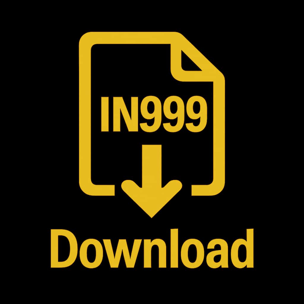 Icon representing the download process for IN999.
