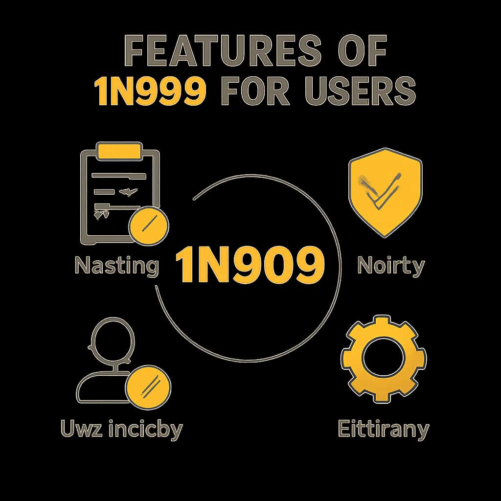 Diagram illustrating Features of IN999 for Users.