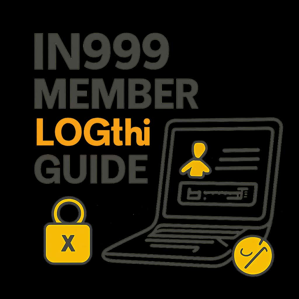 Diagram illustrating key aspects of the IN999 Member Login Guide.