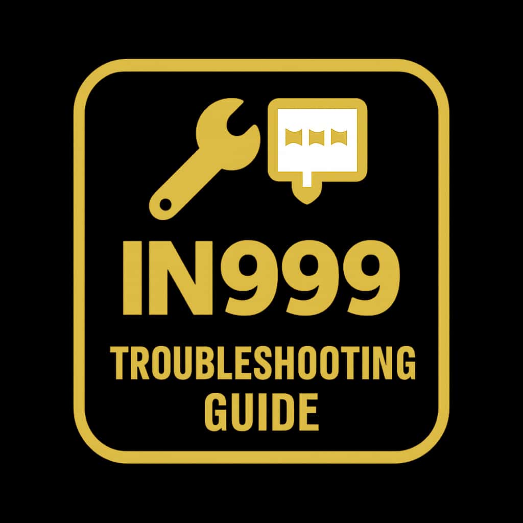 Icon depicting the IN999 troubleshooting guide.