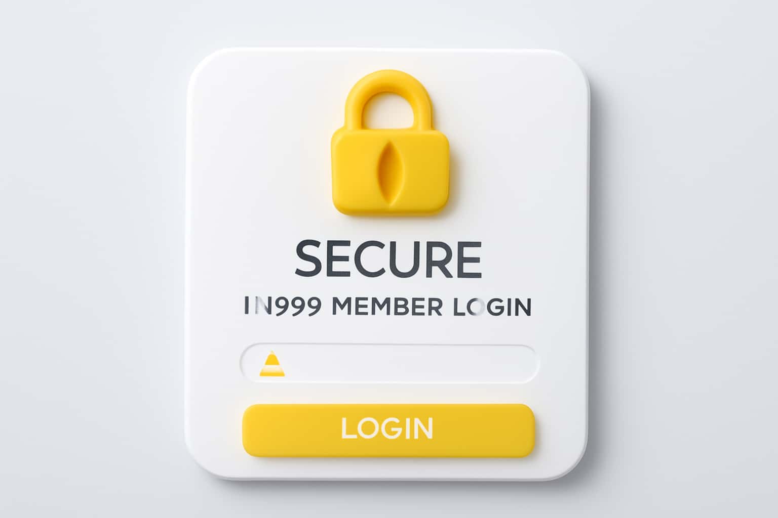 Secure IN999 Member Login Interface